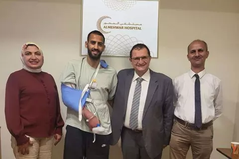 جراحة ناجحة لمحمد حمدي لاعب زد في المرفق